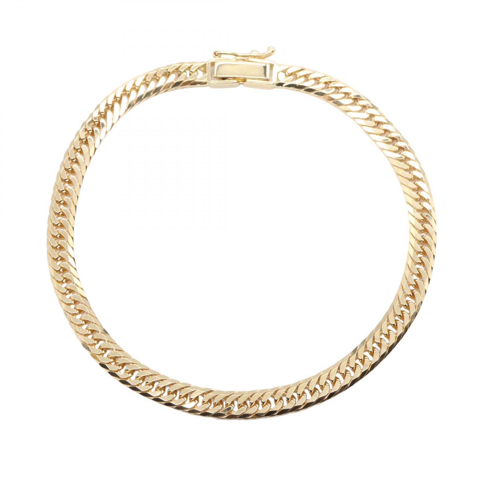 【ポイント5倍～11/18 23:59まで】ジュエリー JEWELRY 8メンTキヘイ ブレスレット ブレスレット アクセサリー K18（イエローゴールド） メンズ レディース ゴールド系 8メンT 10.5g 【新品】