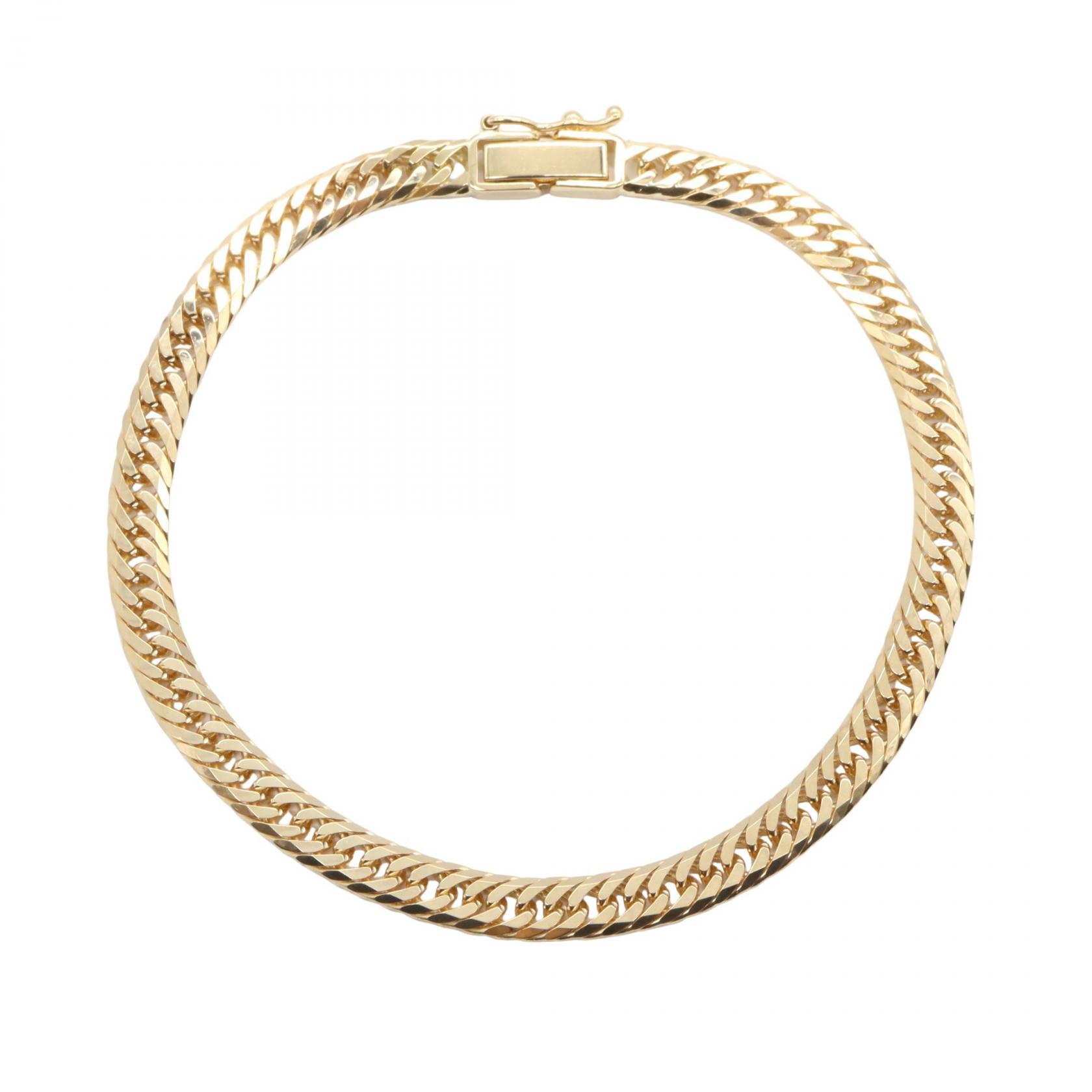 【ポイント5倍～11/18 23:59まで】ジュエリー JEWELRY 8メンTキヘイ ブレスレット ブレスレット アクセサリー K18（イエローゴールド） メンズ レディース ゴールド系 8メンT 10.5g 【新品】