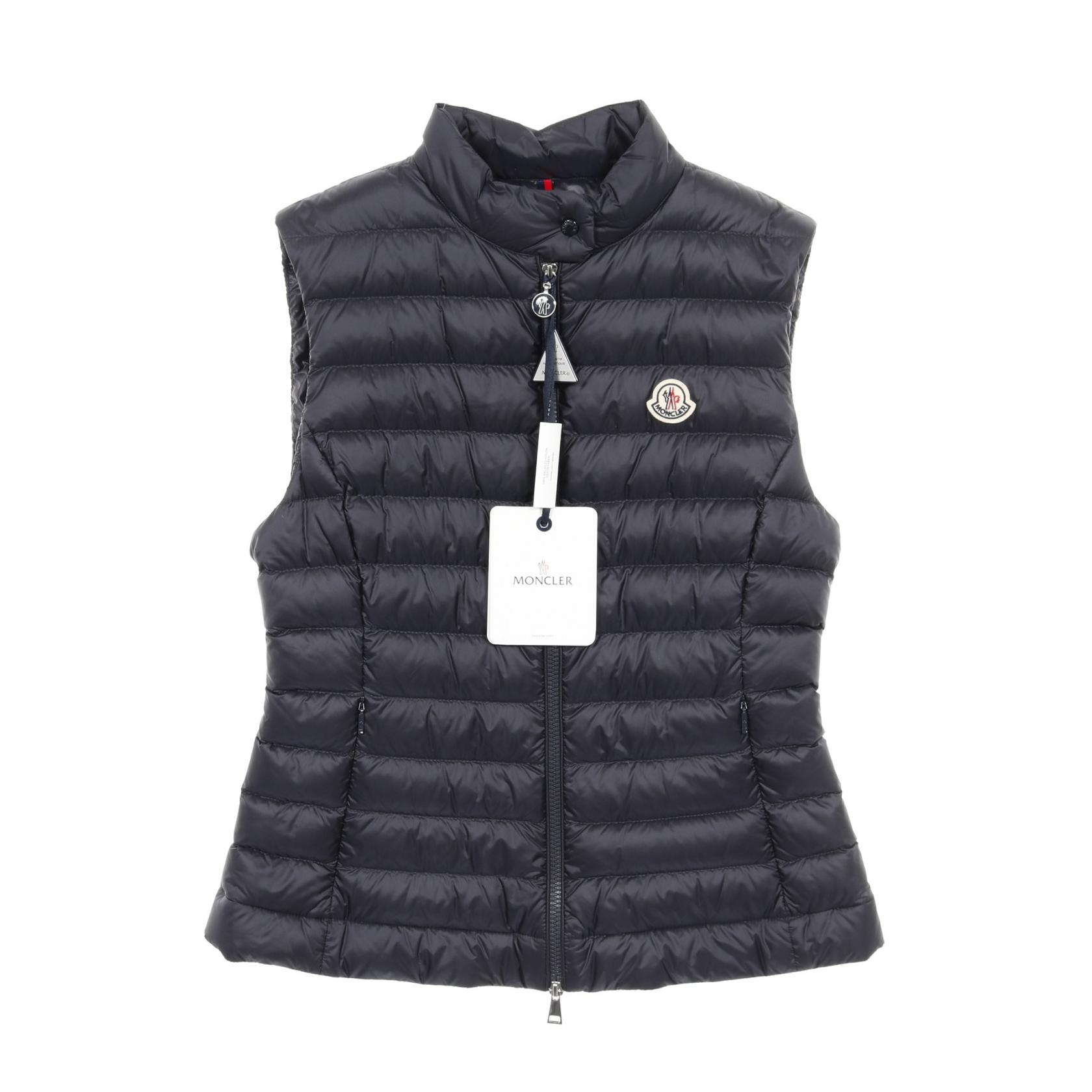 モンクレール MONCLER IGENS ダウンベスト 衣料品 アウター ナイロン レディース ネイビー系 1A00091597YF7782 【新品】