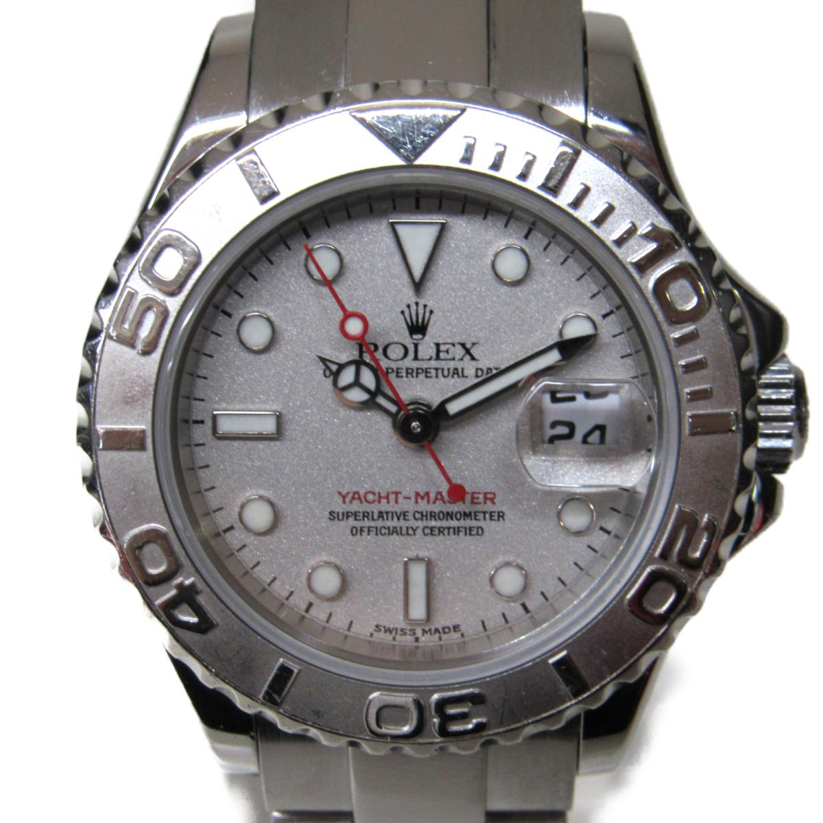 【中古】 ロレックス ヨットマスター ウォッチ 腕時計 時計 レディース ステンレススチール (SS) × プラチナ シルバー (169622) | ROLEX BRANDOFF ブランドオフ ブランド ブランド時計 ブランド腕時計