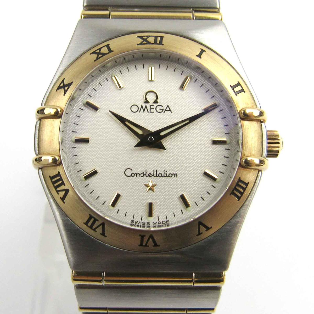 【中古】 オメガ コンステレーション ミニ ウォッチ 時計 レディース K18YG (750) イエローゴールド×ステンレス (SS) (1262.30) | OMEGA BRANDOFF ブランドオフ ブランド ブランド時計 ブランド腕時計 腕時計