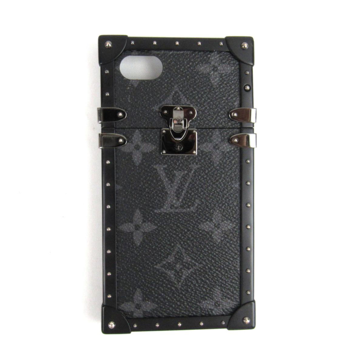 ルイヴィトン アイ・トランク iPhone7ケース メンズ モノグラム・エクリプス (M64489) 【中古】 | LOUIS VUITTON BRANDOFF ブランドオフ ヴィトン ビトン ルイ・ヴィトン スマートフォン カバー ケース 携帯電話 携帯カバー 携帯ケース