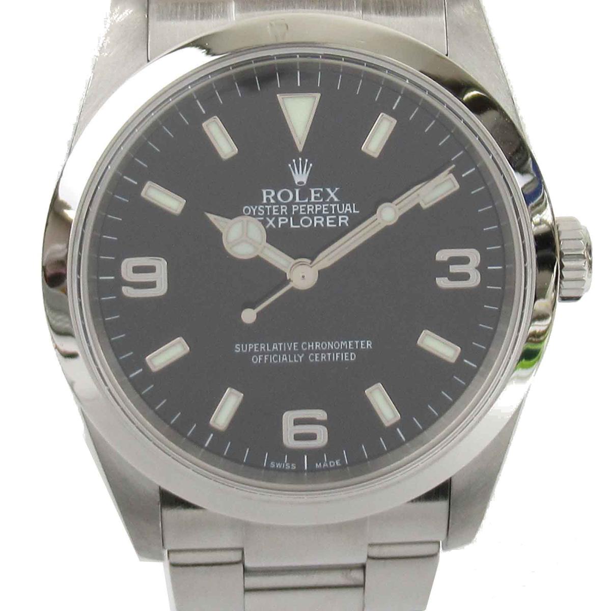 ロレックス エクスプローラー1 ウォッチ 腕時計 時計 メンズ ステンレススチール (SS) (114270) 【中古】 | ROLEX BRANDOFF ブランドオフ ブランド ブランド時計 ブランド腕時計