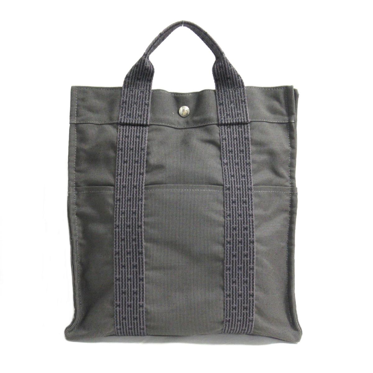 エルメス エールラインアドMM リュックサック バッグ メンズ レディース キャンバス グレー 【中古】 | HERMES BRANDOFF ブランドオフ ブランド ブランドバッグ バック バックパック リュック 学校のサムネイル