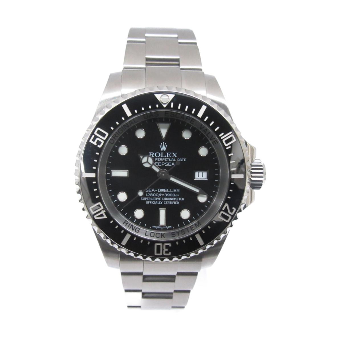 ロレックス シードゥエラ ディープシー'08 腕時計 ウォッチ 時計 メンズ ステンレススチール (SS) ブラック X シルバー (116660) 【中古】
