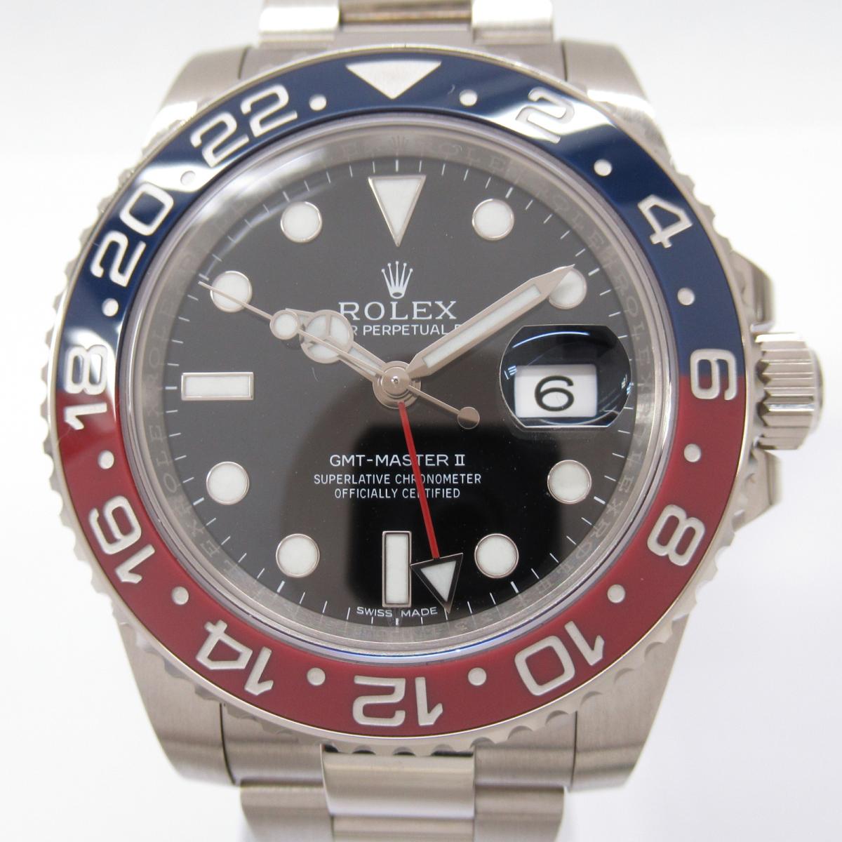 ロレックス GMTマスター2 腕時計 ウォッチ 時計 メンズ K18WG (750) ホワイトゴールド (116719BLRO) 【中古】 | ROLEX BRANDOFF ブランドオフ ブランド ブランド時計 ブランド腕時計