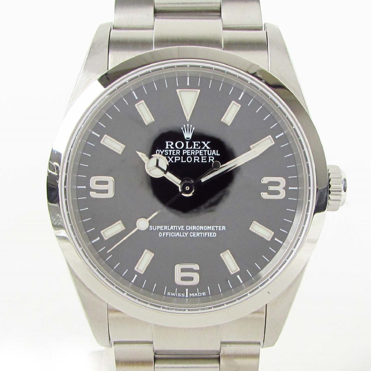 ロレックス エクスプローラー1 ウォッチ 腕時計 時計 レディース ステンレススチール (SS) (114270 K番) 【中古】 | ROLEX BRANDOFF ブランドオフ メンズ ブランド ブランド時計 ブランド腕時計
