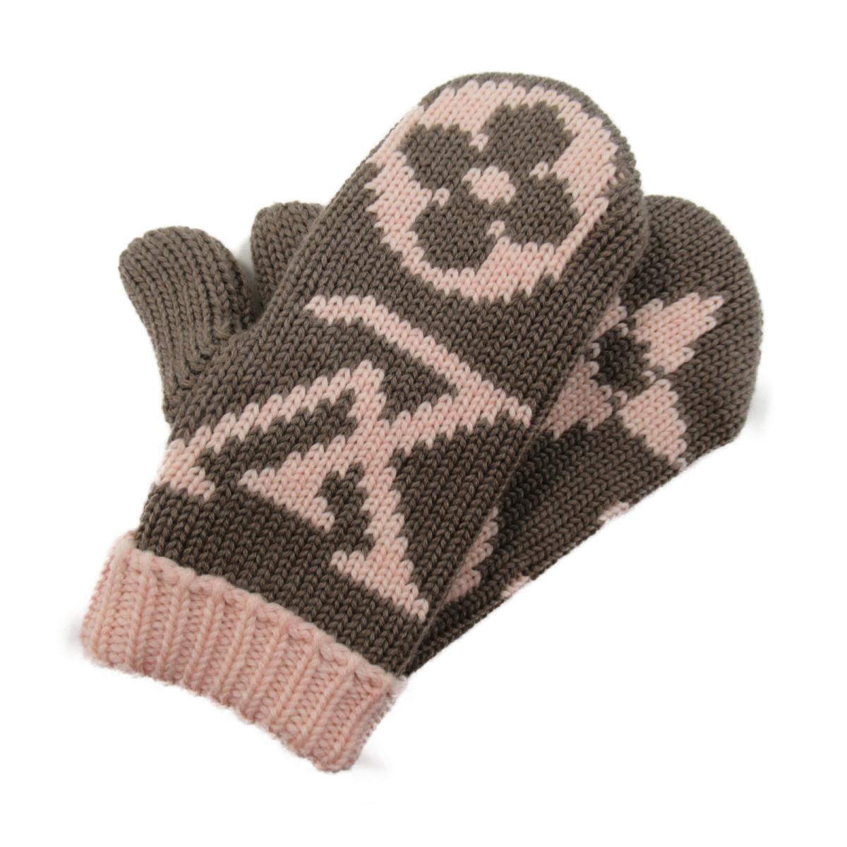 ルイヴィトン モーフル グランフロア 手袋 衣料品 レディース ウール100％ グレーxピンク 【中古】 | LOUIS VUITTON BRANDOFF ブランドオフ ヴィトン ビトン ルイ・ヴィトン 衣類 ブランドのサムネイル