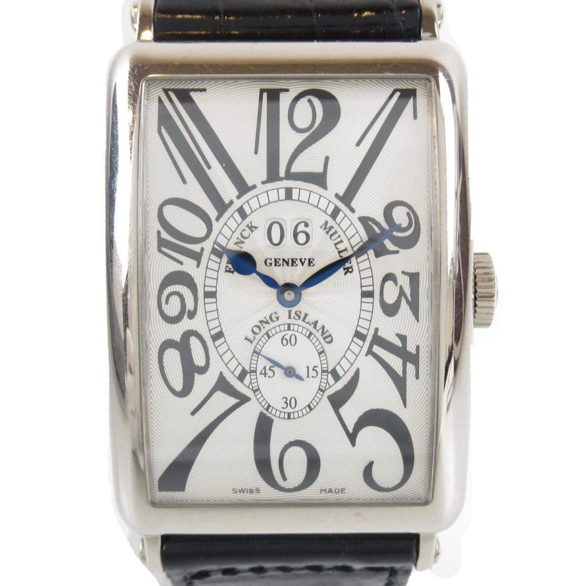 フランク・ミュラー ロングアイランド ウォッチ 腕時計 時計 メンズ K18WG (750) ホワイ ...