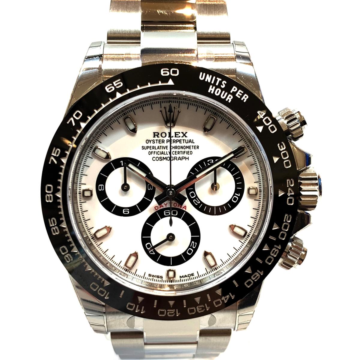 ロレックス デイトナ 腕時計 ウォッチ 時計 メンズ ステンレススチール (SS) × セラミック シルバー ホワイト (116500LN ) 【中古】 | ROLEX BRANDOFF ブランドオフ ブランド ブランド時計 ブランド腕時計