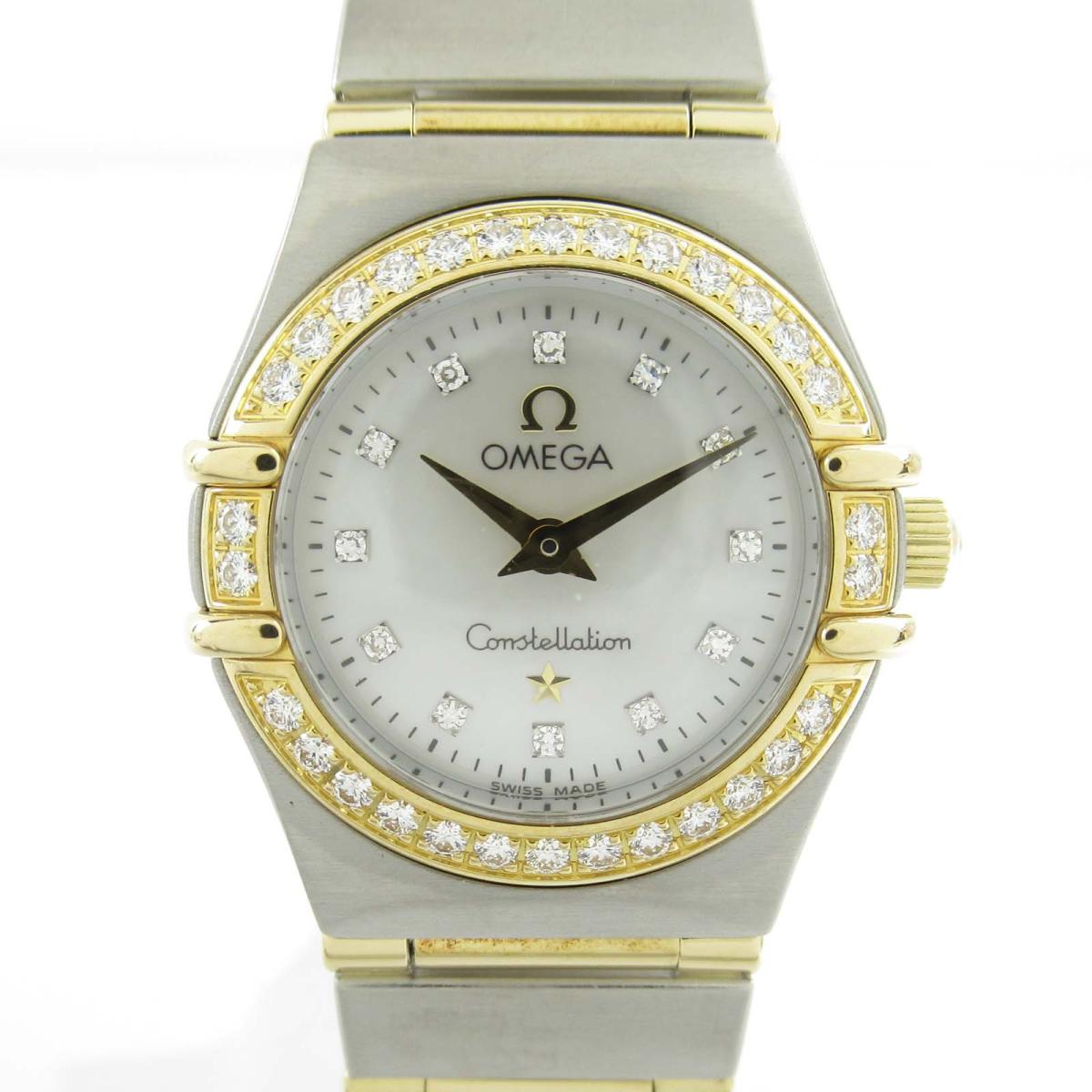 オメガ コンステレーション ミニ 12PD ウォッチ 腕時計 時計 レディース K18YG (750) イエローゴールド x ステンレススチール (SS) (1267.75) 【中古】 | OMEGA BRANDOFF ブランドオフ ブランド ブランド時計 ブランド腕時計