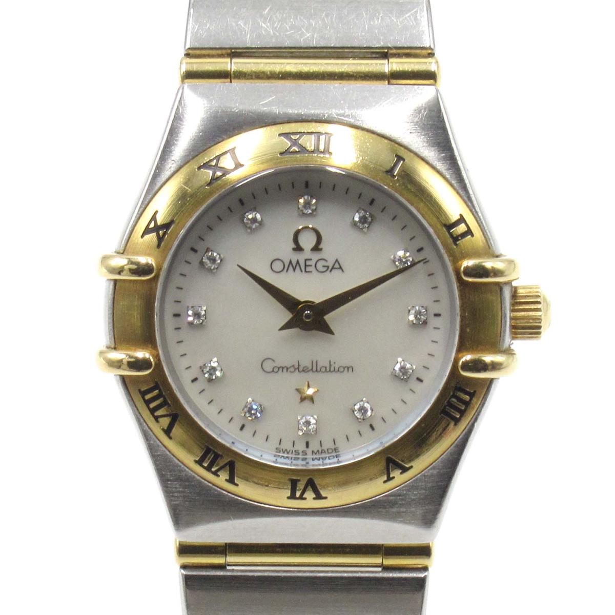 オメガ コンステレーション ミニ ウォッチ 腕時計 時計 レディース 18Kイエローゴールド x ステンレススチール (SS) ダイヤモンド (1262.75) 【中古】 | OMEGA BRANDOFF ブランドオフ ブランド ブランド時計 ブランド腕時計