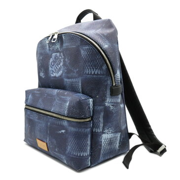 ▼2/15より!なくなり次第終了最大5万円OFFクーポン&全品ポイント5倍▼ ルイ・ヴィトン LOUIS VUITTON ディスカバリー・バックパックPM リュックサック バックパック バッグ PVCコーティングキャンバス ダミエ・ソルト キャンバス メンズ ブルー系 ネイビー N50060 【中古】