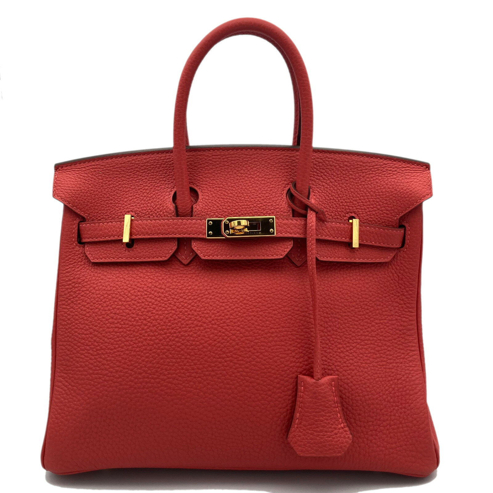 エルメス HERMES バーキン25 ハンドバッグ バッグ カーフ（牛革） トゴ レディース レッド系のサムネイル