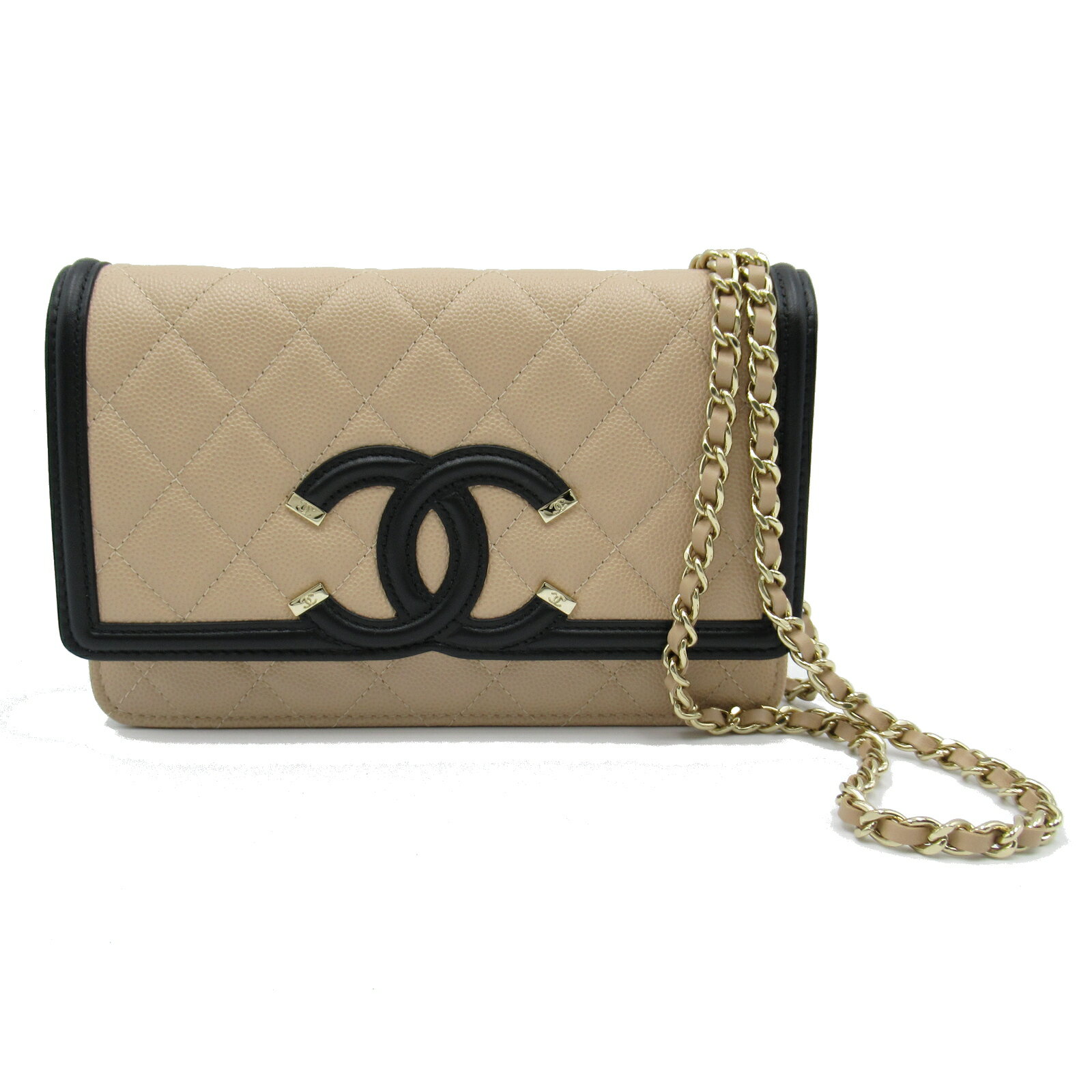 楽天市場】シャネル CHANEL チェーンウォレット CCフィリグリー 楽天市場】シャネル CHANEL チェーンウォレット CCフィリグリー