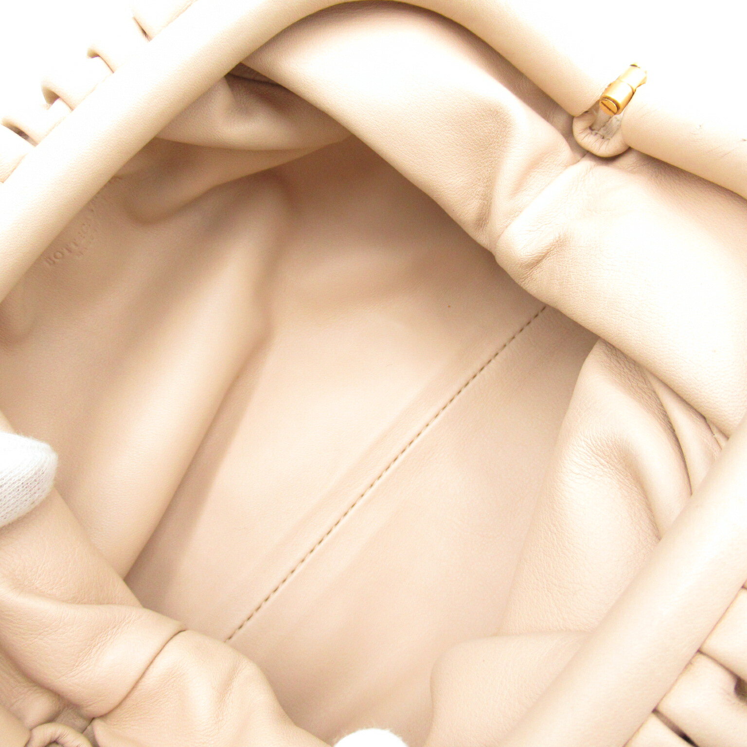 ☆【BOTTEGA VENETA】☆レザー ショルダーバッグ ミニ IVORY☆ ボッテガヴェネタ BOTTEGAVENETA ミニザポーチ ショルダー