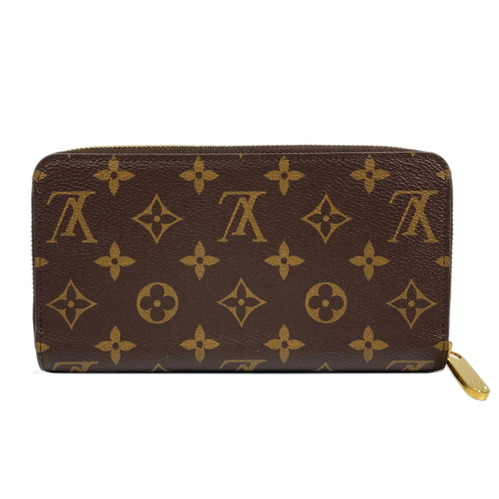 ルイ・ヴィトン LOUIS VUITTON ジッピー・ウォレット ラウンド長財布 財布 PVCコーティングキャンバス モノグラム レディース ブラウン系 コクリコ M41896 【中古】 | ブランド ブランド財布 レディース財布 サイフ