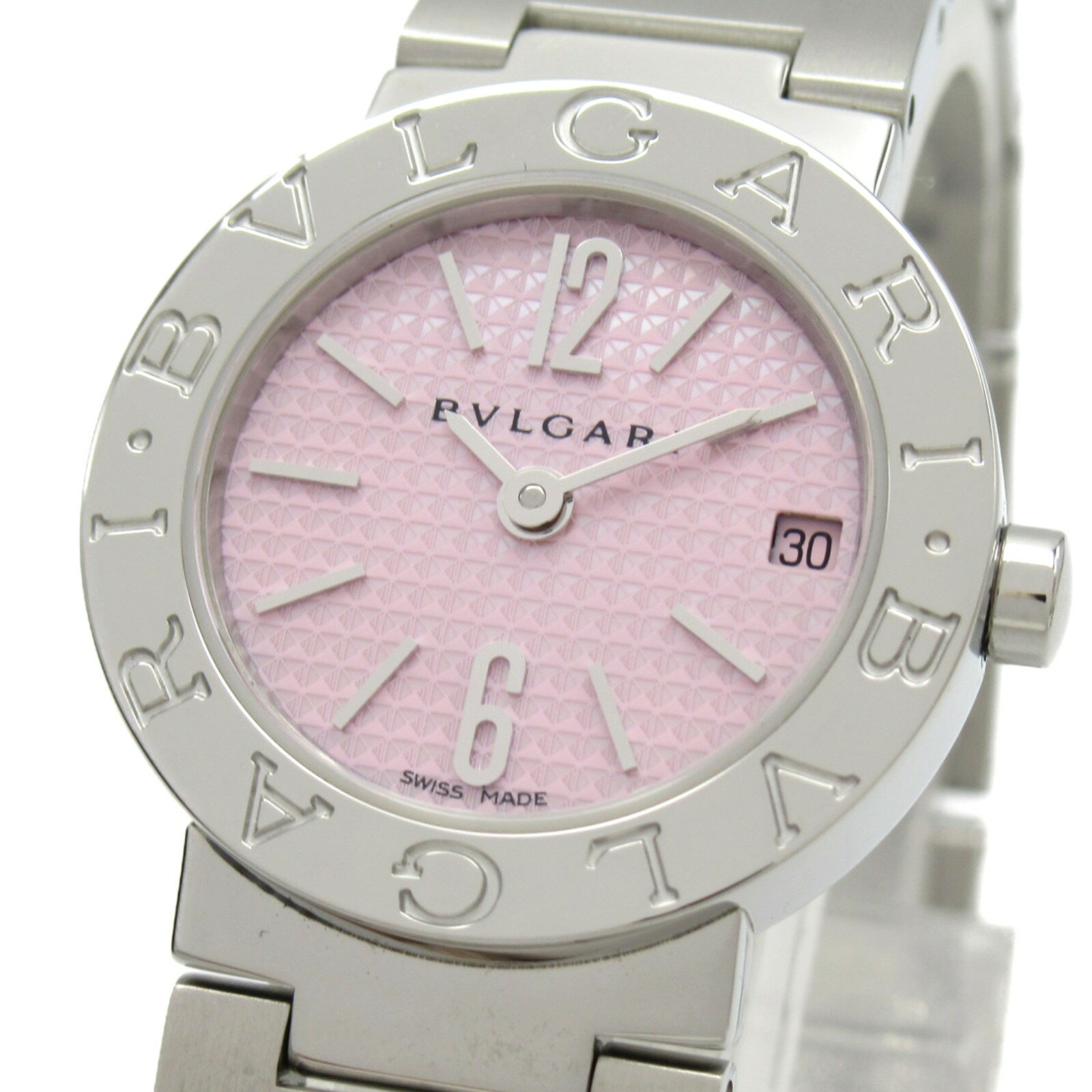 ブルガリ BVLGARI ウォッチ 腕時計 時計 ステンレススチール レディース ピンク系 オイスター / ピンク BB23SS 【中古】 | ブランド ブランド時計 ブランド腕時計