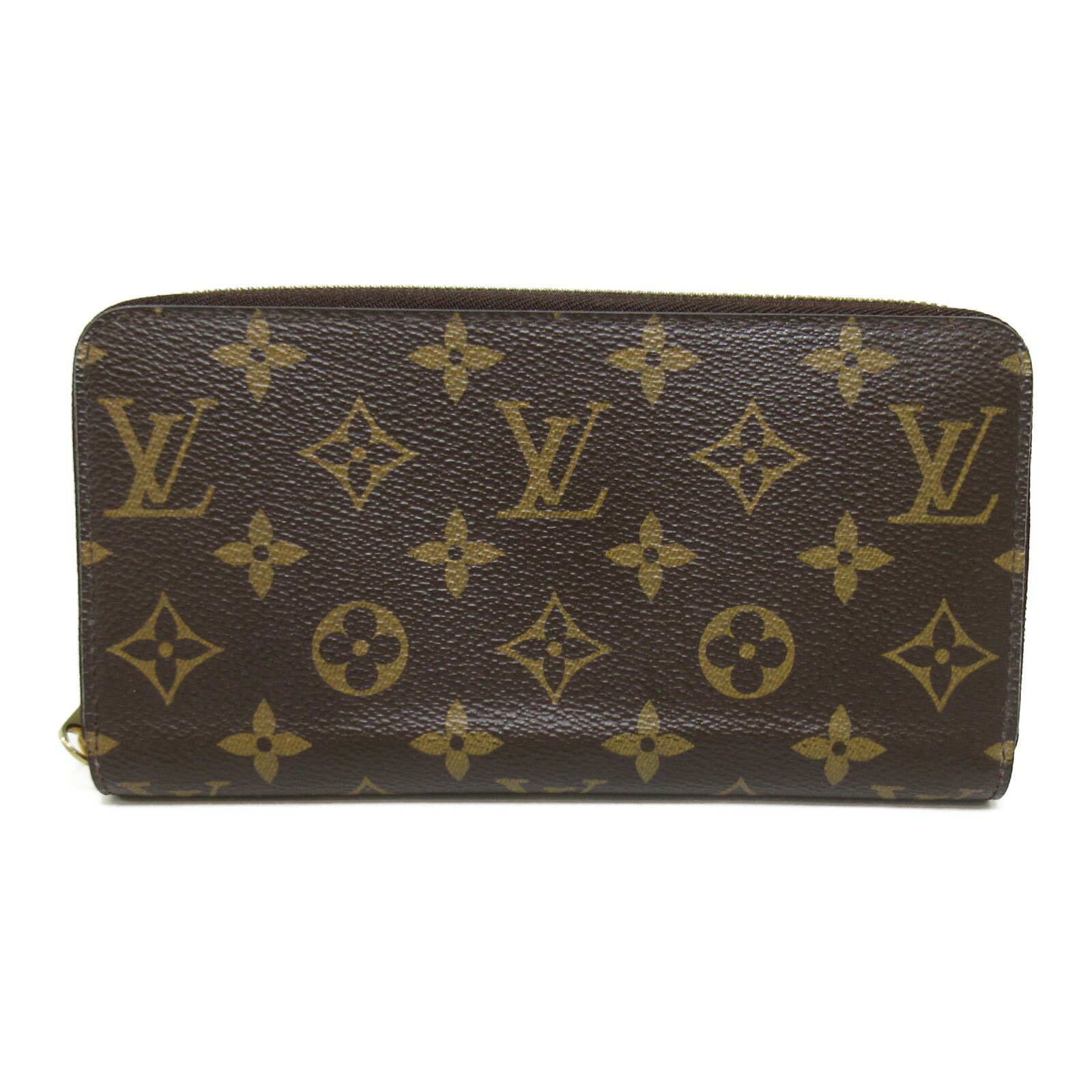 ルイ・ヴィトン LOUIS VUITTON ジッピー・ウォレット ラウンド長財布 財布 PVCコーティングキャンバス モノグラム レディース ブラウン系 M41896 【中古】 | ブランド ブランド財布 レディース財布 サイフのサムネイル