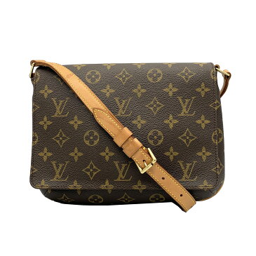 ルイ・ヴィトン LOUIS VUITTON ミュゼット・タンゴ ショート ショルダーバッグ バッグ PVCコーティングキャンバス モノグラム レディース ブラウン系 M51257 【中古】 | ブランド ブランドバッグ バック ショルダーバック ショルダー 肩掛け