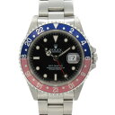 ロレックス ROLEX GMTマスター1 腕時計 ウォッチ 時計 ステンレススチール メンズ ブラック系 16700 【中古】 | ブランド ブランド時計 ブランド腕時計