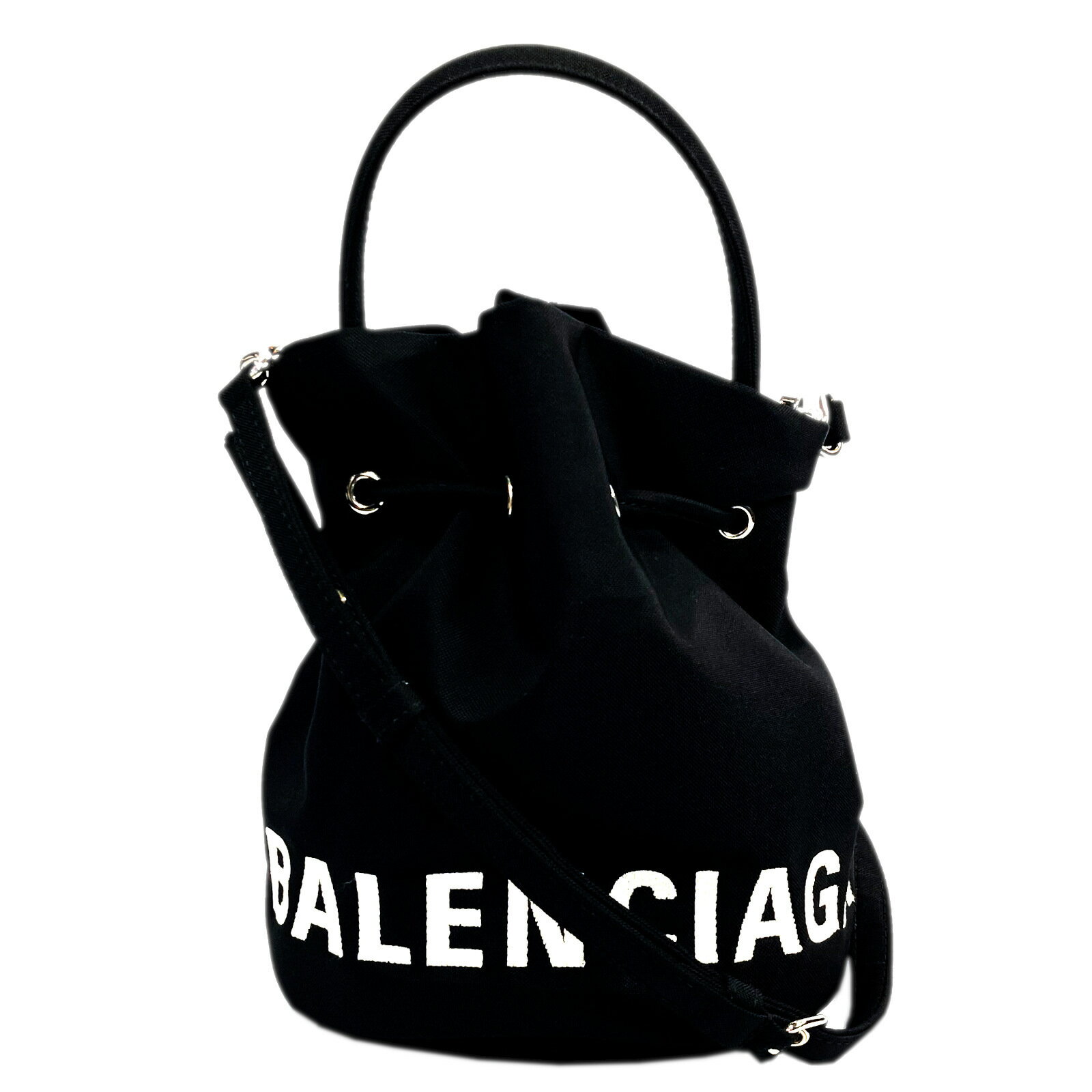 楽天市場】バレンシアガ BALENCIAGA ドローストリングバケットバッグXS