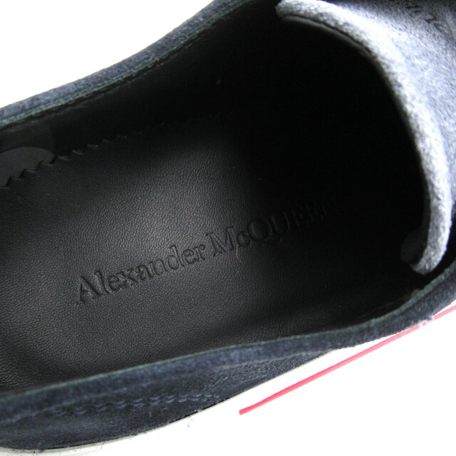 まれません ▼10/4 20時から!全品ポイント5倍&最大3万円OFFクーポン▼ アレキサンダーマックイーン Alexander McQueen スニーカー スニーカー 靴 スウェード メンズ ネイビー系 / ホワイト系 :Brandoff銀座 それらの