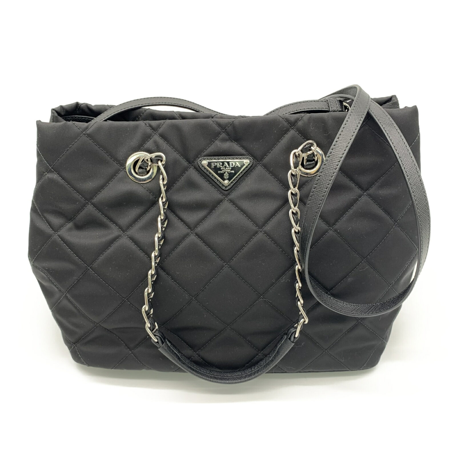 【PRADA】プラダ キルティング チェーン トートバッグ 2104102084925-01.jpg