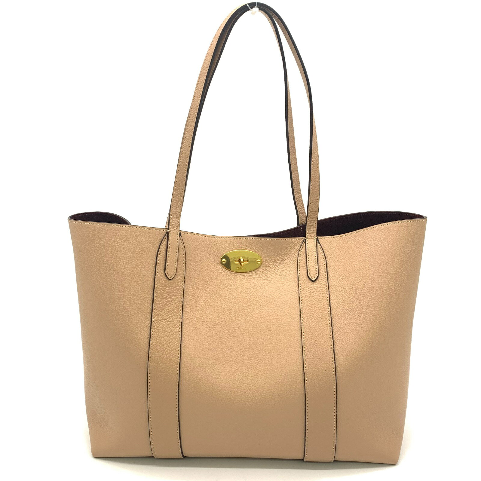 マルベリー MULBERRY ベイズウォータートート トートバッグ バッグ カーフ （牛革） レディース ベージュ系 【中古】 | ブランド ブランドバッグ バック トートバック トートのサムネイル