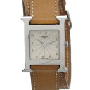 エルメス HERMES Hウォッチ 腕時計 時計 ステンレススチール レザーベルト レディース アイボリー系 HH1.210 【中古】 | ブランド ブランド時計 ブランド腕時計 ウォッチ