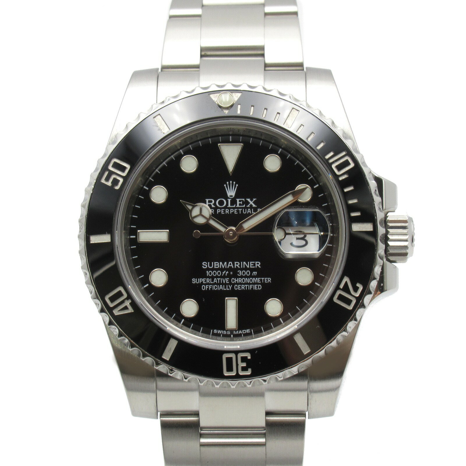 ロレックス ROLEX サブマリーナ ランダム番 腕時計 時計 ステンレススチール メンズ ブラック系 116610LN 【中古】 | ブランド ブランド時計 ブランド腕時計 ウォッチ