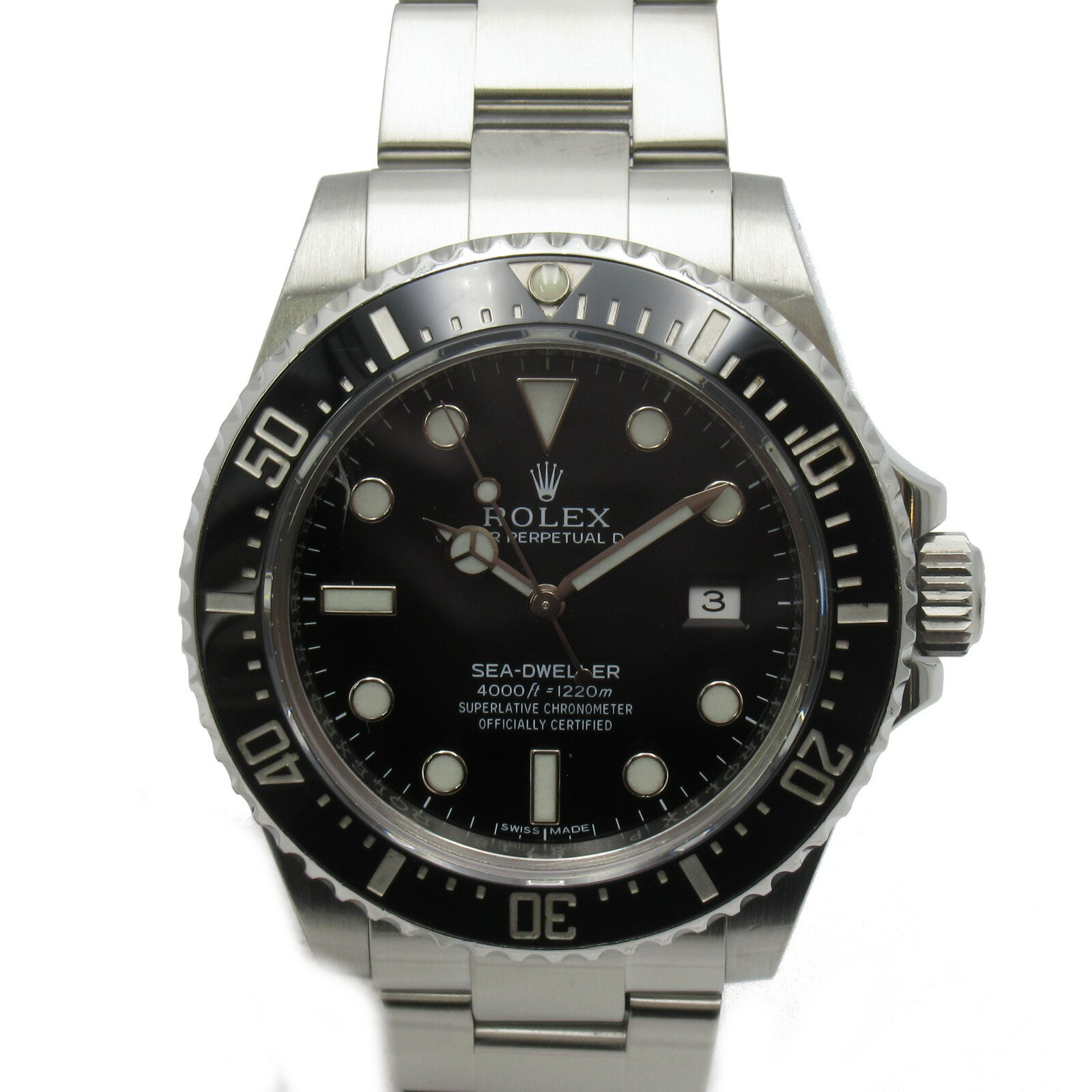 ロレックス ROLEX シードゥエラー 腕時計 時計 ステンレススチール メンズ ブラック系 116600 【中古】 | ブランド ブランド時計 ブランド腕時計 ウォッチ