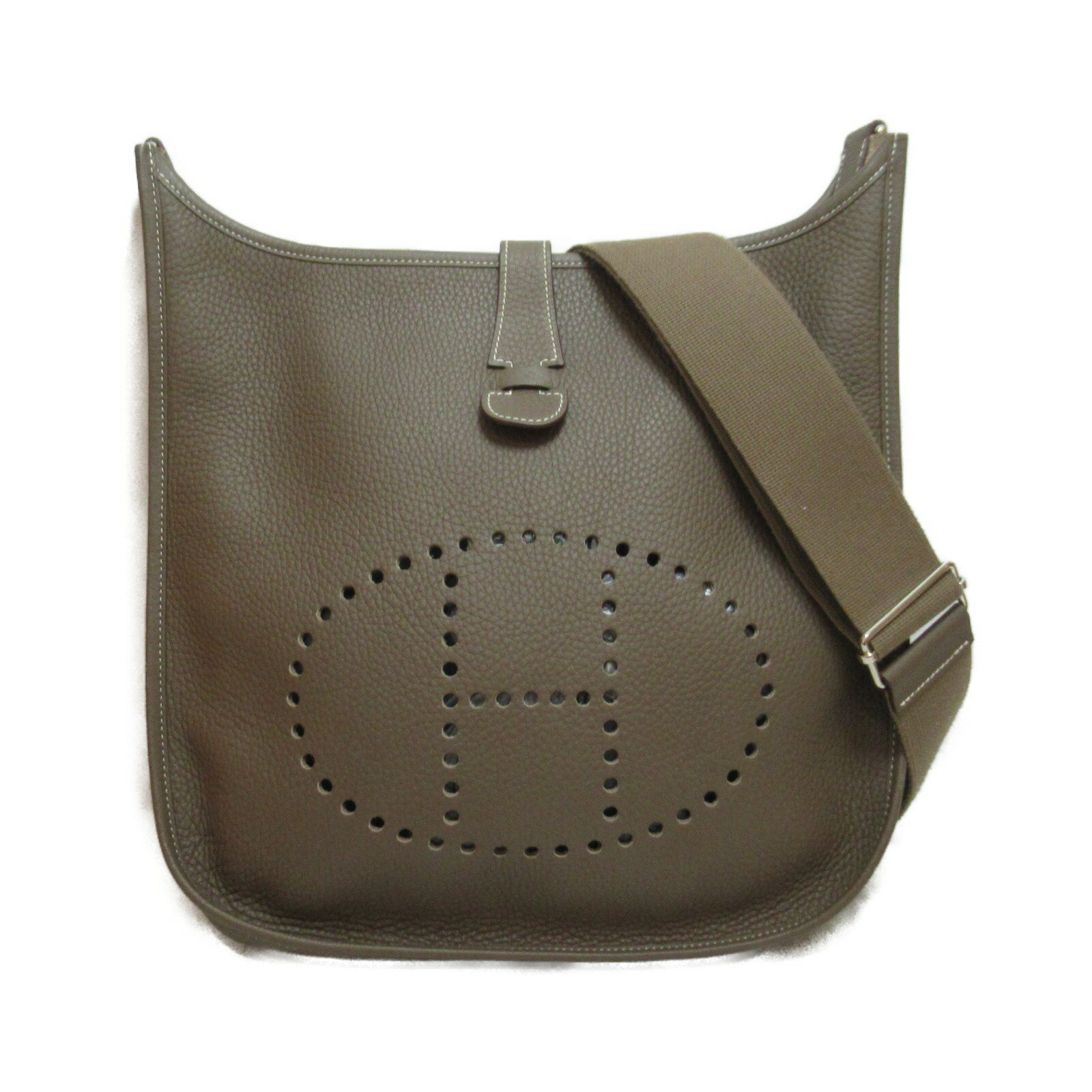 エルメス HERMES エヴリンGM ショルダーバッグ ショルダーバッグ バッグ レザー トリヨンクレマンス レディース グレー系 【中古】のサムネイル