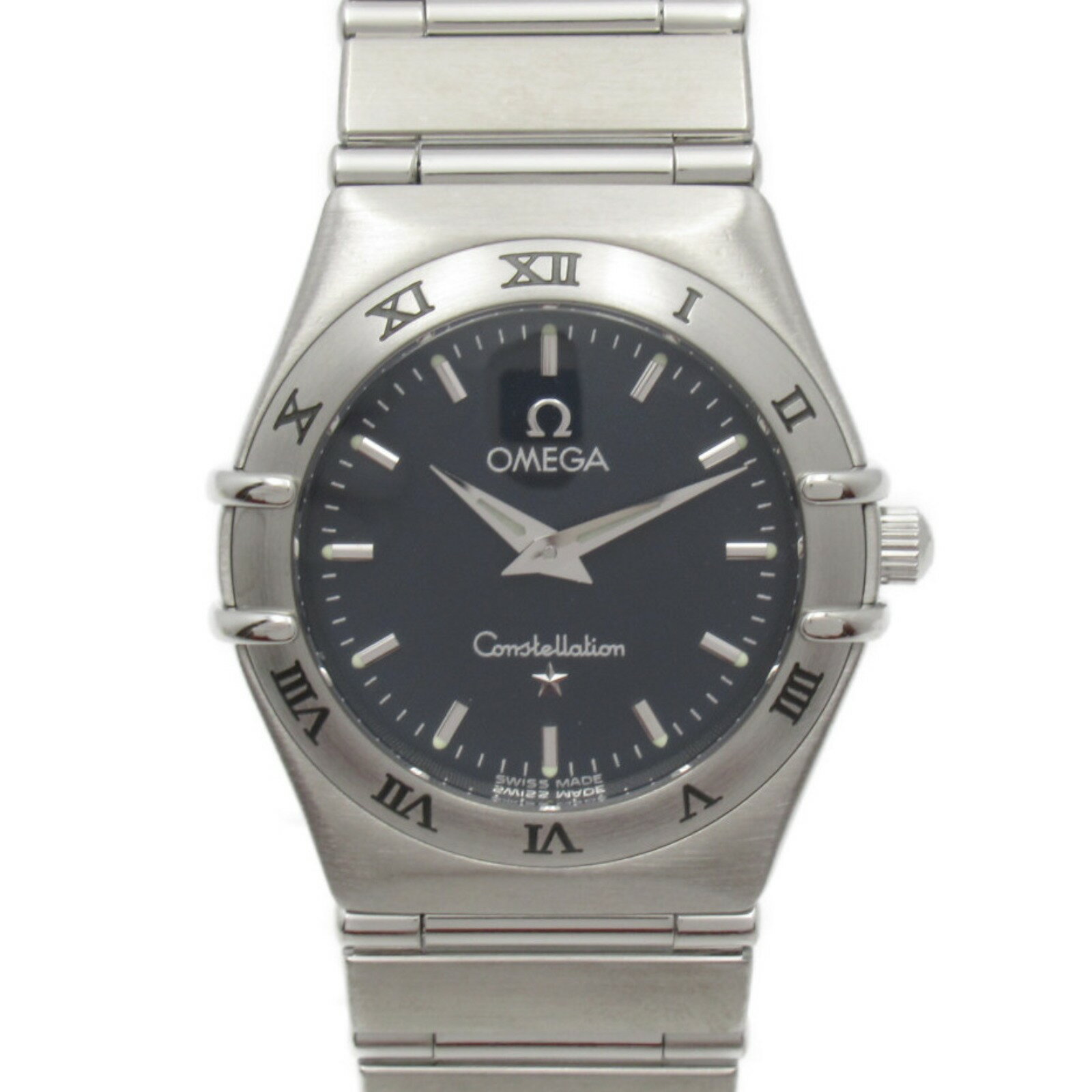 オメガ OMEGA コンステレーション 腕時計 腕時計 時計 ステンレススチール レディース ブラック系 1572.40.00 【中古】