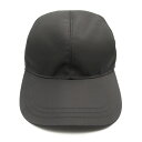 プラダ PRADA キャップ キャップ 帽子 ナイロン メンズ レディース ブラック系 1HC2742DMIF0002 【新品】