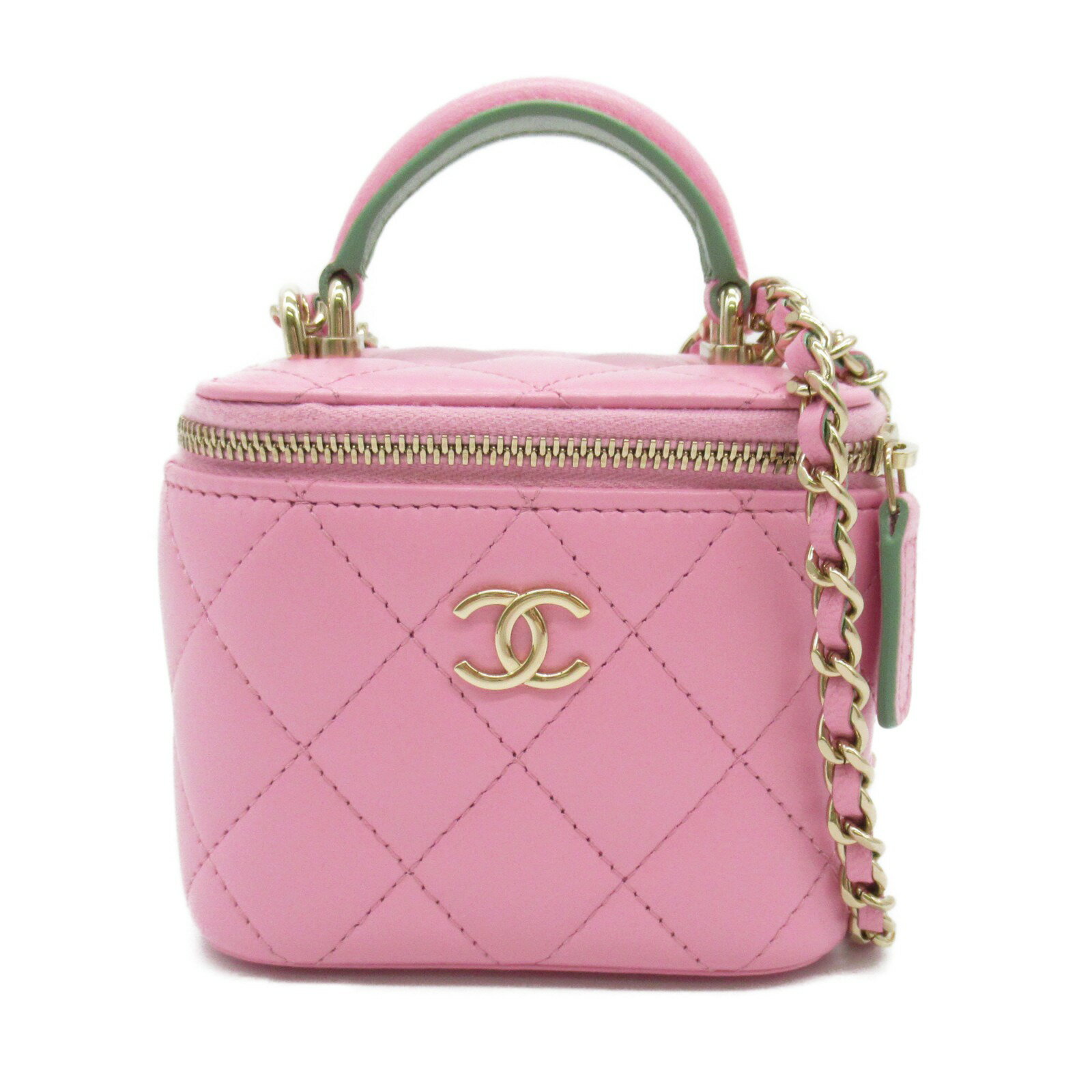 シャネル　CHANEL バニティバッグ ミラー付きで便利♪】CHANEL バニティバッグ チェーンクラッチ