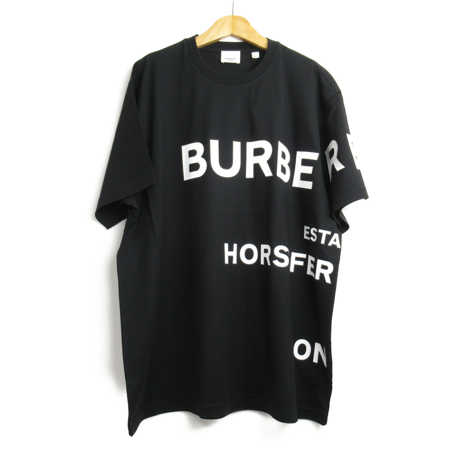 バーバリー BURBERRY Tシャツ 半袖Tシャツ 衣料品 トップス コットン メンズ レディース ブラック系 8040694L 【新品】