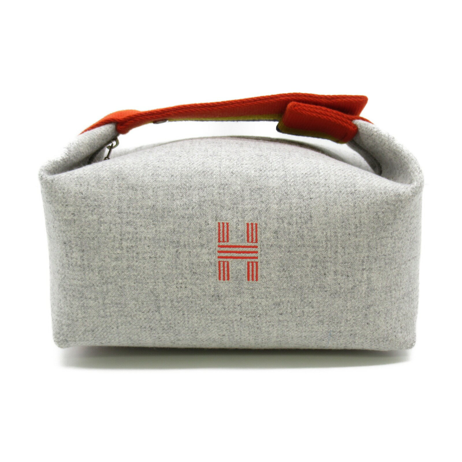 ▼6/20 限定!最大3万円OFFクーポン＆全品対象ポイント5倍▼ エルメス HERMES ポーチ ブリッドアブラック PM ポーチ バッグ ウール レディース グレー系 【中古】のサムネイル
