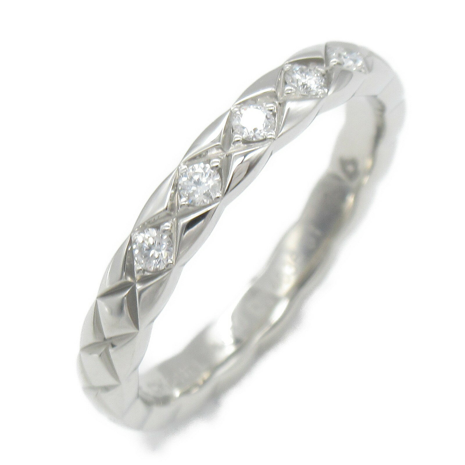 ▼9/15限定!最大4万円OFFクーポン＆全品対象ポイント5倍▼ シャネル CHANEL ココクラッシュ 5Pダイヤ リング リング・指輪 ジュエリー Pt950プラチナ ダイヤモンド レディース クリア系 【中古】のサムネイル