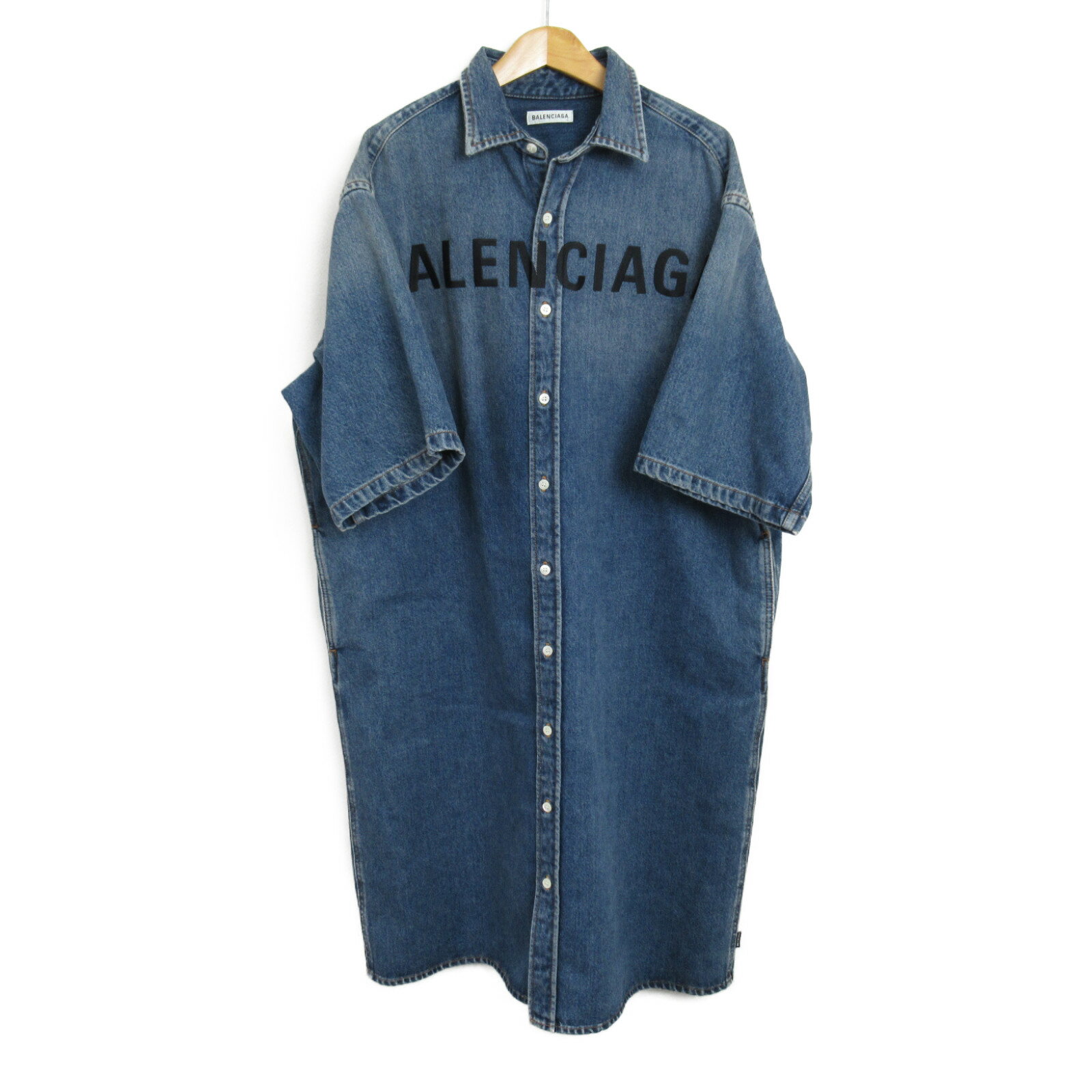 楽天市場】バレンシアガ BALENCIAGA デニムロゴワンピース 楽天市場】バレンシアガ BALENCIAGA デニムロゴワンピース
