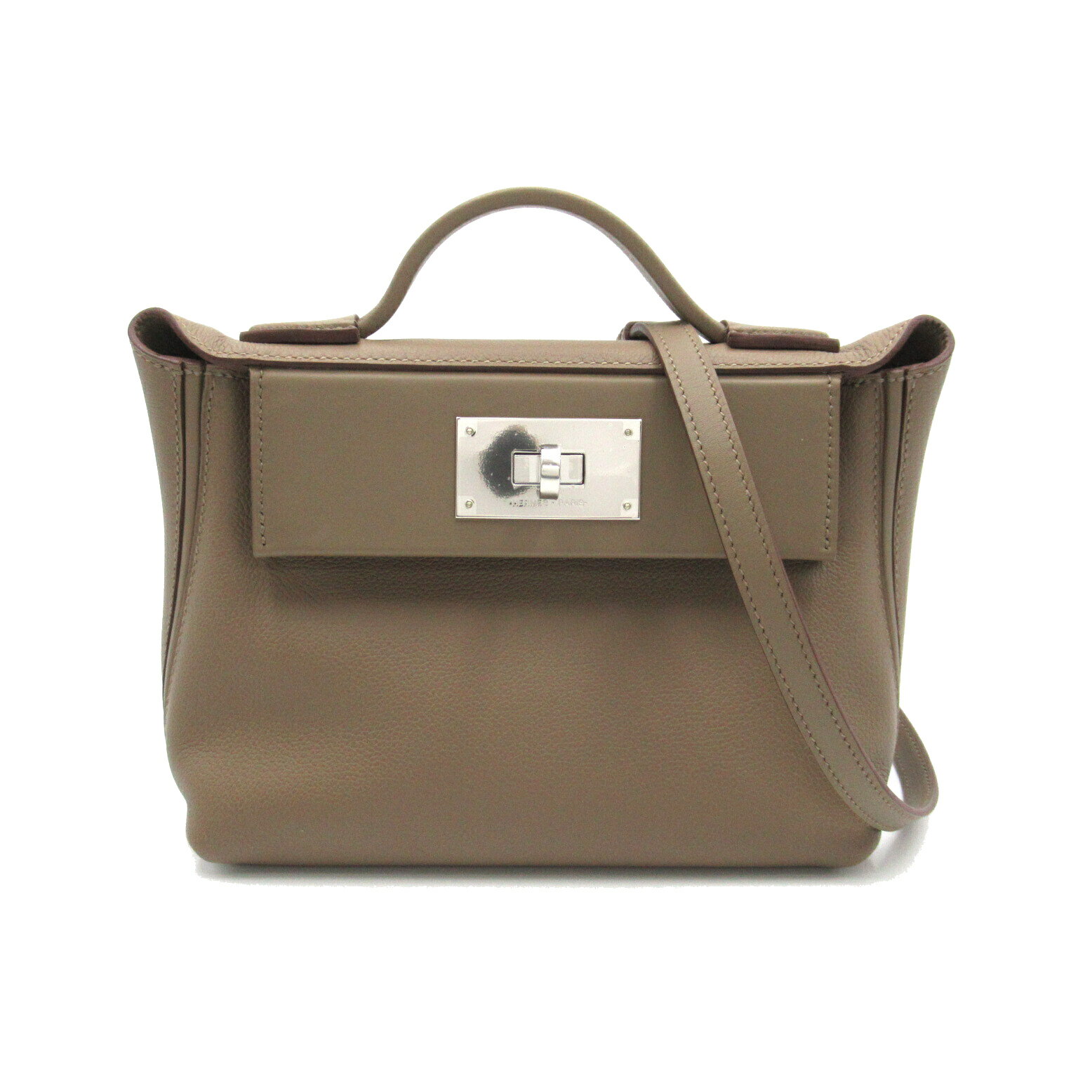 エルメス HERMES ヴァンキャトル ミニ 2wayショルダーバッグ バッグ レザー ヴォーエヴァーカラー レディース グレー系 エヴァーカラー/スイフト 【中古】のサムネイル