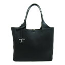 ▼12/24から!最大4万円OFFクーポン＆全品対象ポイント5倍▼ トッズ TOD’S ミディアム レザーハンドバッグ ハンドバッグ バッグ レザー レディース ブラック系 XBWAPAP0300QRIB999 【新品】