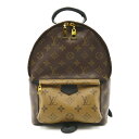 ▼12/24から!最大4万円OFFクーポン＆全品対象ポイント5倍▼ ルイ・ヴィトン LOUIS VUITTON パームスプリングス バックパック PM リュックサック バックパック バッグ PVCコーティングキャンバス モノグラム レディース ブラウン系 M44871 【中古】