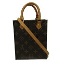 ルイ・ヴィトン LOUIS VUITTON プティット・サックプラ 2wayショルダーバッグ バッグ PVCコーティングキャンバス モノグラム レディース ブラウン系 M69442 