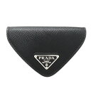 プラダ プラダ PRADA トライアングル コインケース コインケース 財布 サフィアーノレザー メンズ レディース ブラック系 NERO 2MM004QHHF0002 【新品】