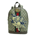 グッチ GUCCI 三匹のこぶた リュックサック リュックサック バックパック バッグ キャンバス GGスプリーム レディース ブラウン系 / ベージュ系 552884 【中古】