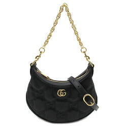 グッチ GUCCI GGマトラッセ ミニバッグ 2wayショルダーバッグ バッグ レザー レディース ブラック系 739736UM8IG1000 【新品】