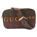 グッチ GUCCI ウエストバッグ ウエストバッグ ボディバッグ バッグ カーフ（牛革） メンズ レディース ブラウン系 602695 【中古】