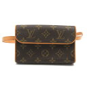 ルイ・ヴィトン LOUIS VUITTON ポシェット フロランティーヌ ウエストバッグ ボディバッグ バッグ PVCコーティングキャンバス モノグラム レディース ブラウン系 M51855 【中古】