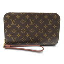 ルイ・ヴィトン LOUIS VUITTON オルセー セカンドバッグ クラッチバッグ バッグ PVCコーティングキャンバス モノグラム メンズ レディース ブラウン系 M51790 【中古】